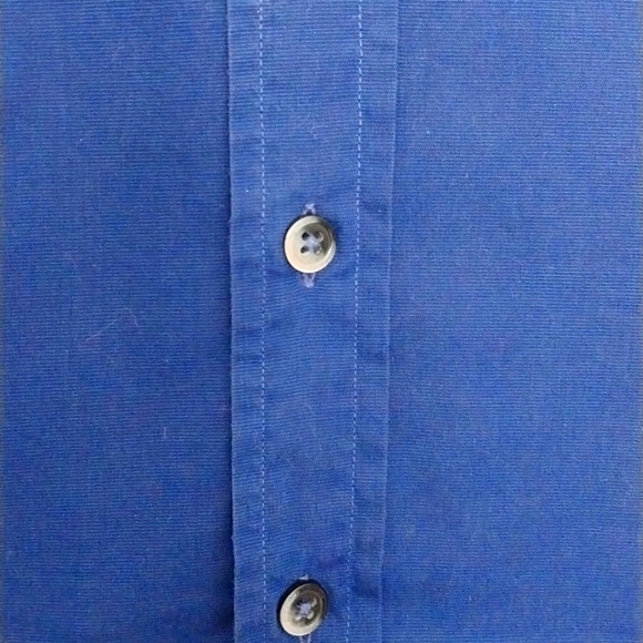 Holt Renfrew Classic Men's Botton-down Shirt 100%cotton sz 15.1/2 R in Dark Blue - Picture 5 of 11
